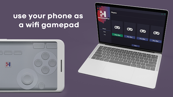 HandyGamePad Pro: wifi, usb and bluetooth gamepad Screenshot