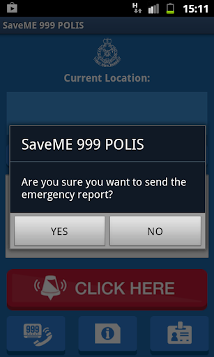 SaveME 999 POLIS Screen 3