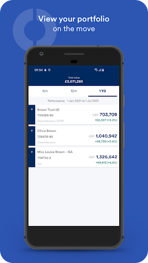 Android application Schroders Wealth Management screenshort