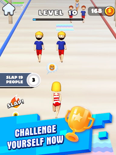 Beach Runner Prank Slap  Run