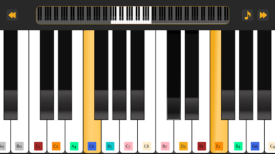 Real Piano Musical Keyboard