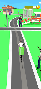 Paperboy scooter game