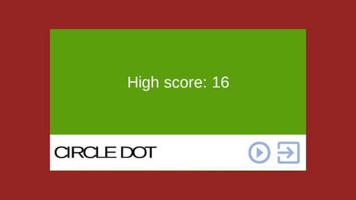 Android application Try to catch the dots screenshort
