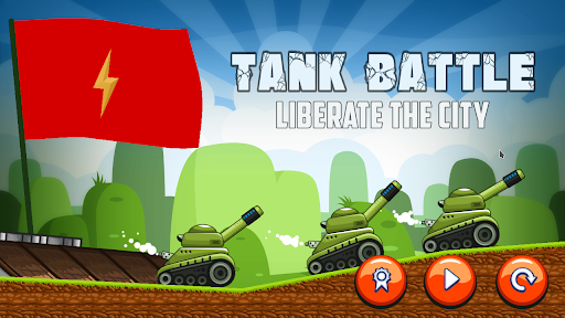 Android application Tank Battle: Liberate the City screenshort