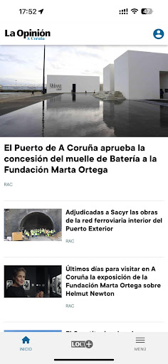 Android application LA OPINIÓN DE A CORUÑA screenshort