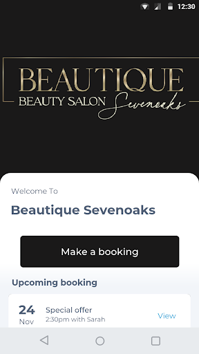 Android application Beautique Sevenoaks screenshort