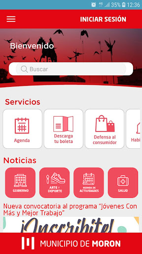 Android application MORON A MANO screenshort