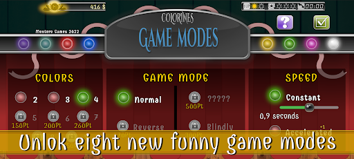 Simon Says memory Colorines Screen 3
