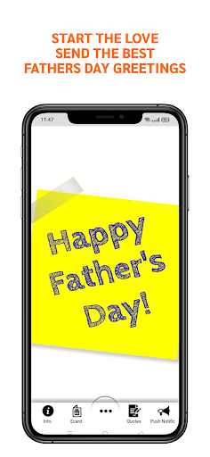 Android application Happy Father’s Day Cards Wish screenshort