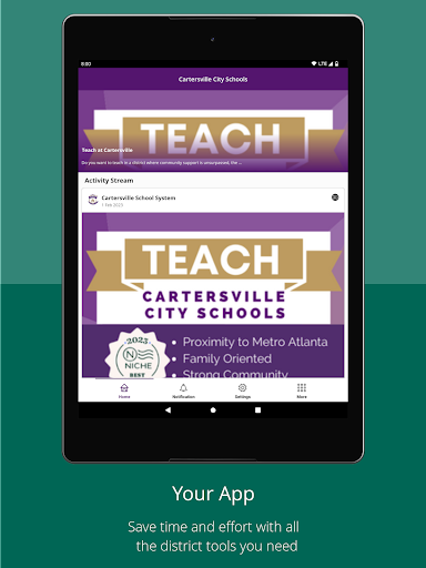 Cartersville City Schools Screen 3