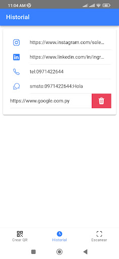 QR Generador y Escáner Screen 2