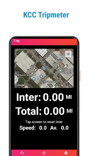 Android application KCC Tripmeter screenshort
