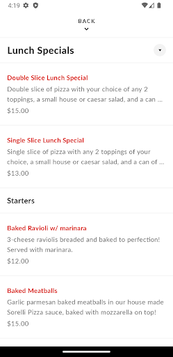 Sorelli Pizza Screen 3