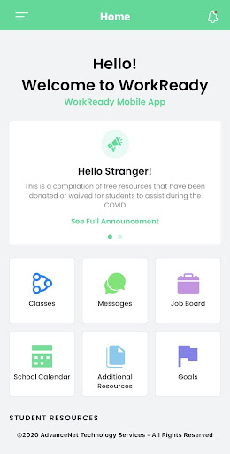 Android application WorkReady Mobile screenshort