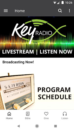 Android application Key Radio screenshort