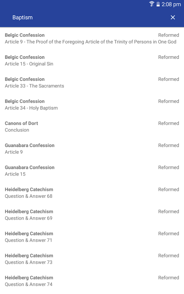 #7. Creeds and Confessions (Android) 由: Conglomo