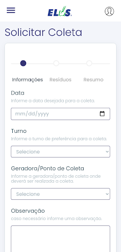 Elus - Portal do Cliente Screen 3