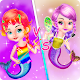 Triplet Princess Mermaid Braids Beauty Hair Salon Download on Windows
