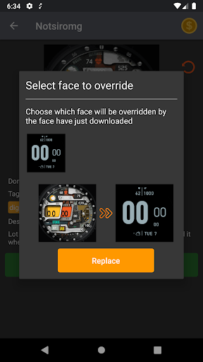 Verge Lite - Watch Face Screen 3