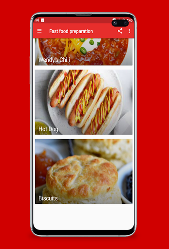 Fast food preparation