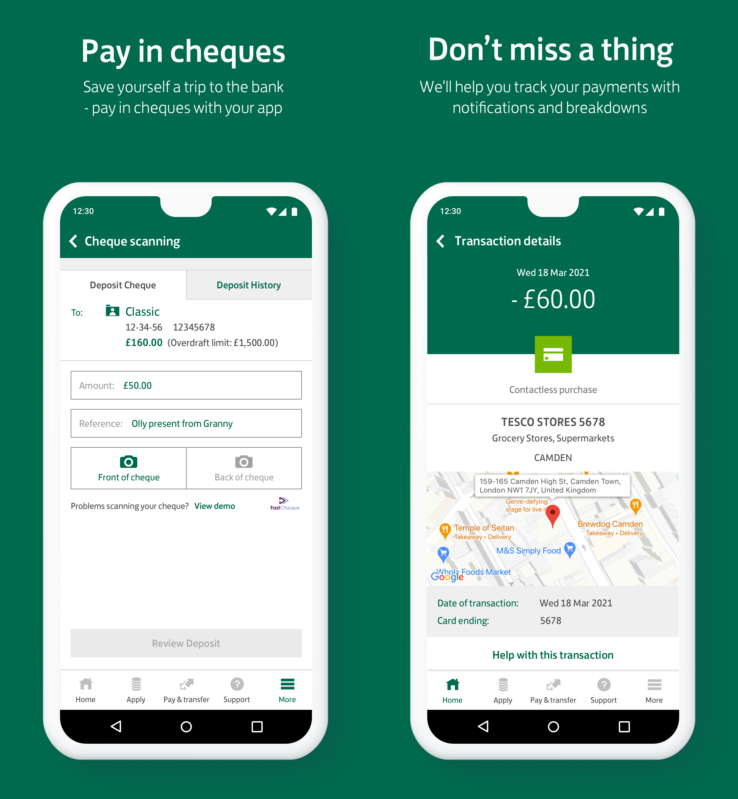 Android application Lloyds Bank Mobile Banking screenshort