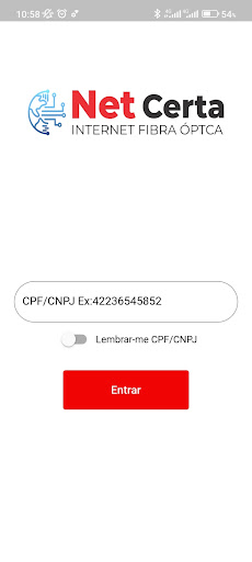 Android application Net Certa screenshort