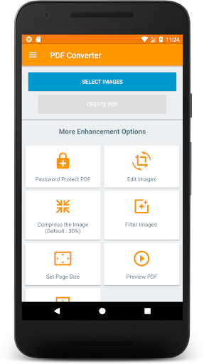Android application PDF CONVERTER: IMAGES TO PDF screenshort