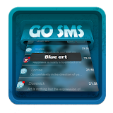 Blue art SMS Art icon