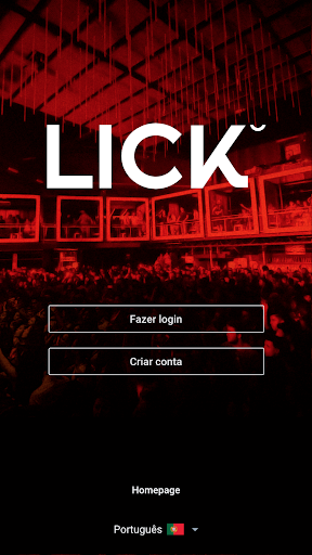 Android application LICK - Algarve screenshort