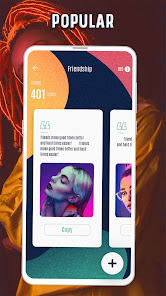 Immagine dello schermo 15 Likes Captions for Followers android