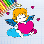 Cover Image of 下载 Romantic Love Coloring Book  APK