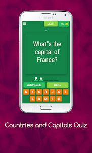 Countries And Capitals Quiz