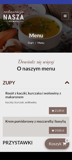 Restauracja NASZA Screen 3