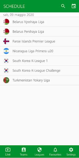 Android application CornerScore screenshort