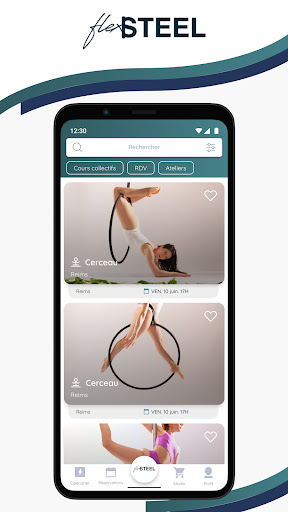 Android application Flex&Steel screenshort