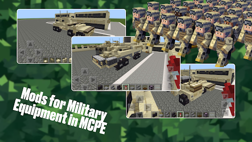Android application Military Mod & Vehicles MCPE screenshort