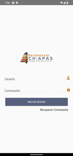 Android application Recargacel Chiapas screenshort