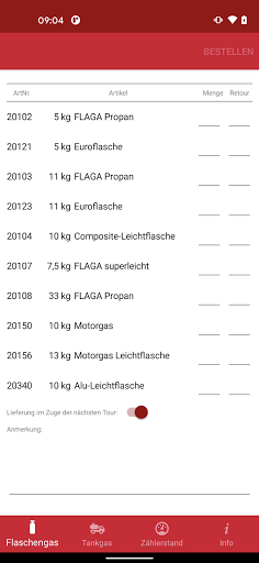 FLAGA App Screen 2