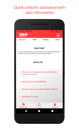 Flip Connect Screen 2