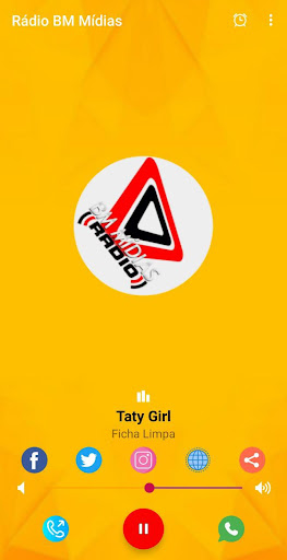 Android application Rádio BM Mídias screenshort