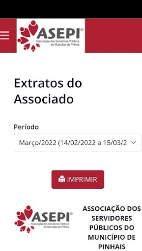 Asepi Portal do Associado Screen 3