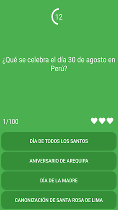 Test: ¿Cuánto sabes de Perú? - Screenshot 2