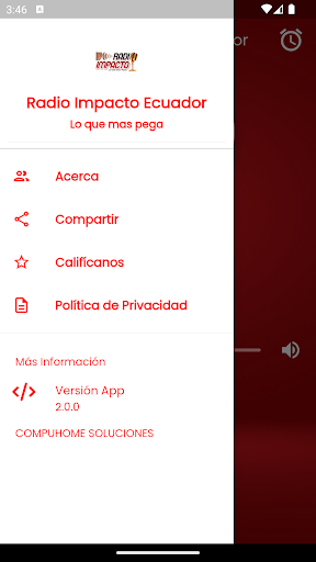 Radio Impacto Ecuador Screen 3