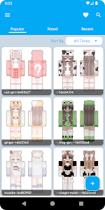 Aesthetic Skins for Minecraft Unknown