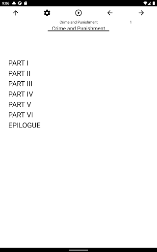 Book, Crime and Punishment Screen 3