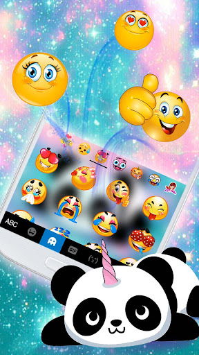 Kawaii Unicorn Panda Theme Screen 3