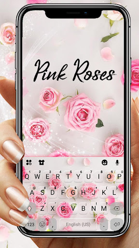 Android application Pink Roses 2 Theme screenshort