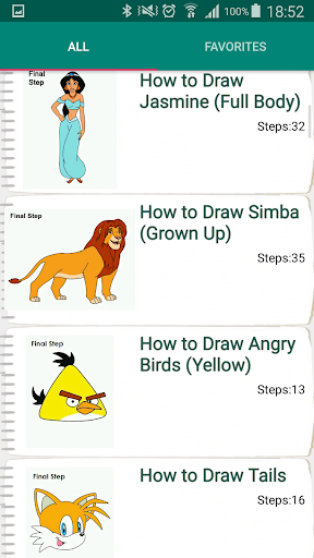 Drawing Lessons Cartoon Charac Screen 2