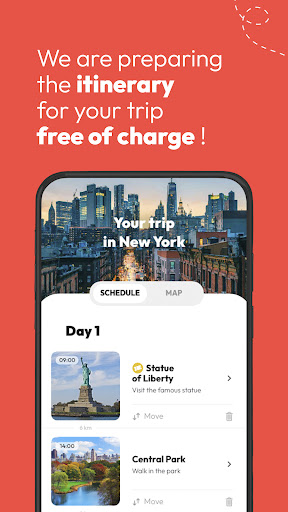 mapNGo - Your travel schedule Screen 2