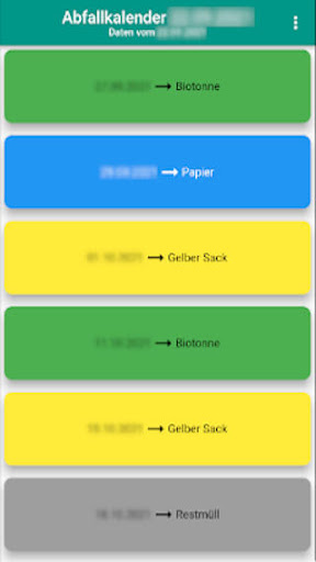 Android application Abfallkalender Arnsberg screenshort